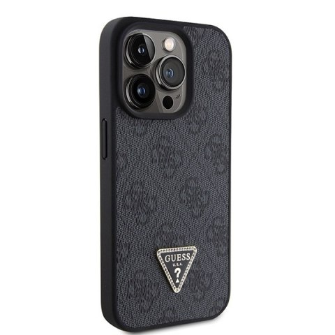 Guess nakładka do iPhone 15 Pro 6,1" GUHCP15LP4TDSCPK czarna hardcase Crossbody 4G Metal Logo Guess nakładka do iPhone 15 Pro 6,1" GUHCP15LP4TDSCPK czarna hardcase Crossbody 4G Metal Logo