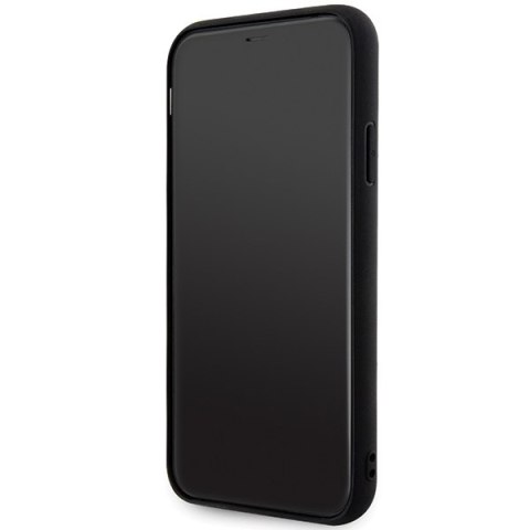 Karl Lagerfeld nakładka do iPhone 11 / XR KLHCN613DRKHNK czarna hardcase Rubber Choupette 3D
