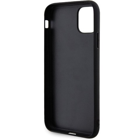 Karl Lagerfeld nakładka do iPhone 11 / XR KLHCN613DRKHNK czarna hardcase Rubber Choupette 3D