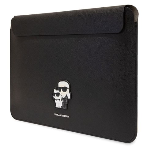 Karl Lagerfeld torba na laptopa 14" KLCS14SAKCPMK czarna Saffiano Karl&Choupette Karl Lagerfeld torba na laptopa 14" KLCS14SAKCPMK czarna Saffiano Karl&Choupette