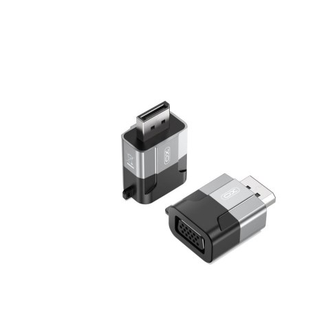 XO adapter GB016 Displayport - VGA szary XO adapter GB016 Displayport - VGA szary