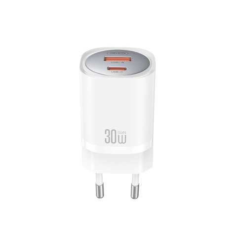 XO ładowarka sieciowa CE21 PD 30W 1x USB-C 1x USB biała + kabel USB-C - Lightning XO ładowarka sieciowa CE21 PD 30W 1x USB-C 1x USB biała + kabel USB-C - Lightning