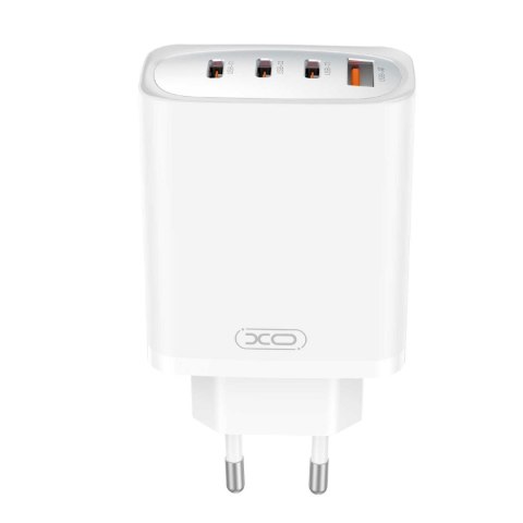 XO ładowarka sieciowa CE23 PD 65W 3x USB-C 1x USB biała XO ładowarka sieciowa CE23 PD 65W 3x USB-C 1x USB biała