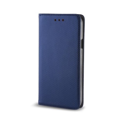 Etui Smart Magnet do Poco M7 Pro 5G granatowe