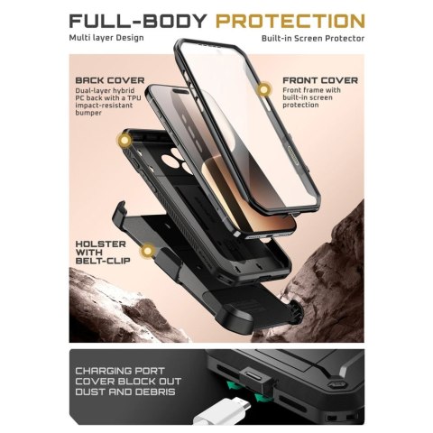 SUPCASE UNICORN BEETLE PRO IPHONE 17 PRO BLACK