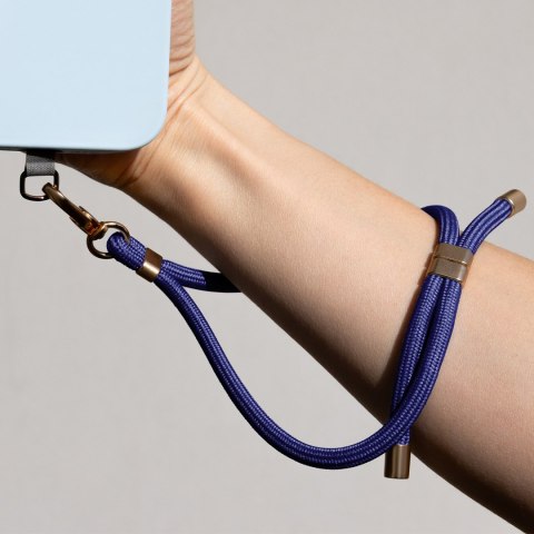 Smycz uniwersalna na nadgarstek Elegant granatowa