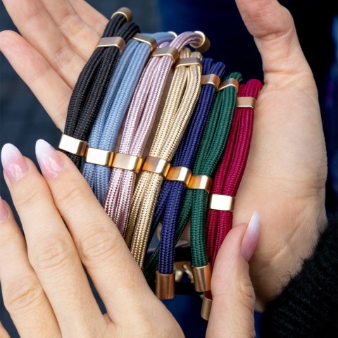 Smycz uniwersalna na nadgarstek Elegant granatowa