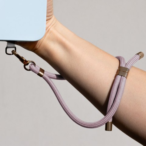 Smycz uniwersalna na nadgarstek Elegant różowa