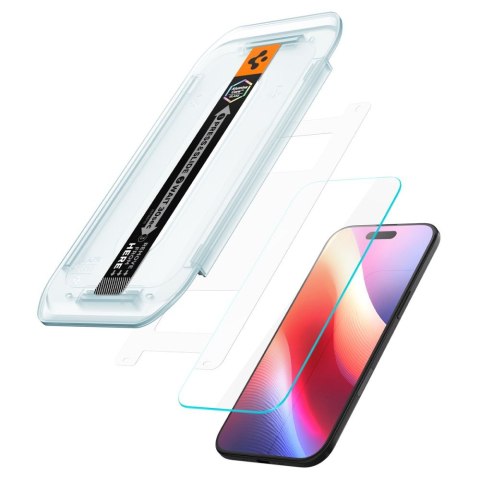 SZKŁO HARTOWANE SPIGEN GLAS.TR "EZ FIT" 2-PACK IPHONE AIR CLEAR