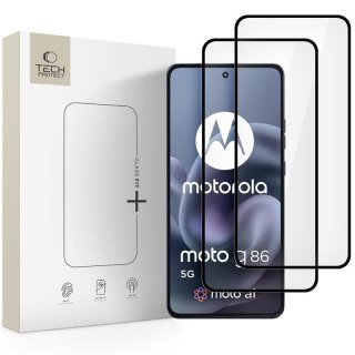 SZKŁO HARTOWANE TECH-PROTECT GLASS FIT+ 2-PACK MOTOROLA MOTO G86 5G / G86 POWER 5G BLACK