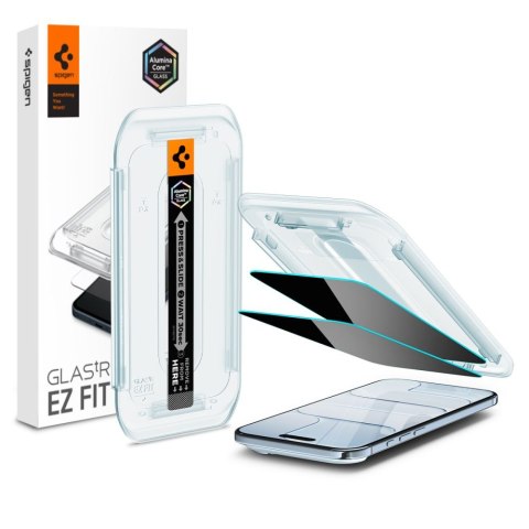 SZKŁO PRYWATYZUJĄCE SPIGEN GLAS.TR "EZ FIT" 2-PACK IPHONE AIR PRIVACY