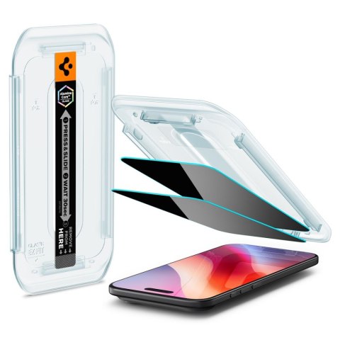 SZKŁO PRYWATYZUJĄCE SPIGEN GLAS.TR "EZ FIT" 2-PACK IPHONE AIR PRIVACY