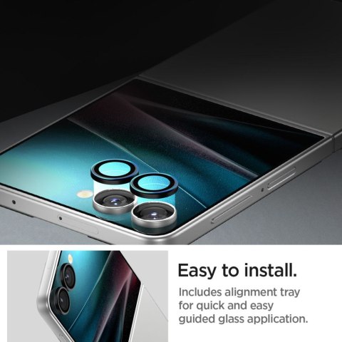 OSŁONA APARATU SPIGEN OPTIK PRO HD GLAS.TR "EZ FIT" CAMERA PROTECTOR 2-PACK GALAXY Z FLIP 7 BLACK