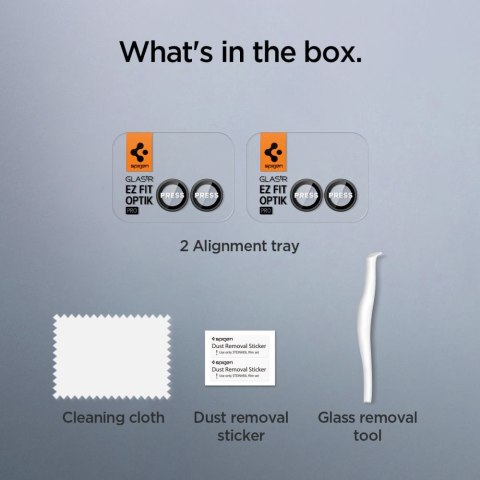 OSŁONA APARATU SPIGEN OPTIK PRO HD GLAS.TR "EZ FIT" CAMERA PROTECTOR 2-PACK GALAXY Z FLIP 7 BLACK