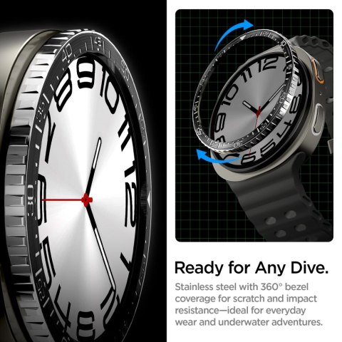 SPIGEN BEZEL TUNE DIVER SAMSUNG GALAXY WATCH 8 (44 MM) BLACK