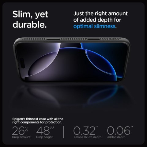 SPIGEN LIQUID AIR "T" MAG MAGSAFE IPHONE 16 PRO MATTE BLACK