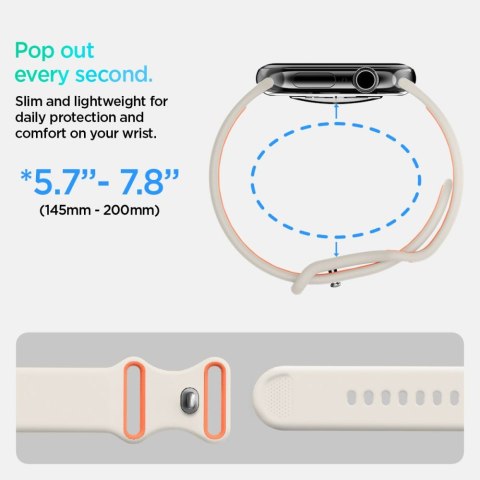 SPIGEN NANO POP APPLE WATCH 8 / 9 / 10 / 11 / SE / ULTRA (44 / 45 / 46 / 49 MM) ORANGE BEIGE