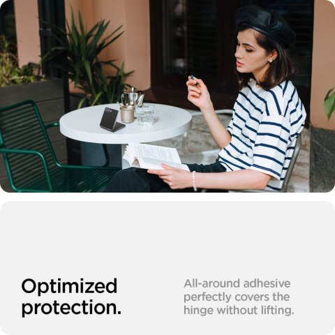 SZKŁO HARTOWANE SPIGEN GLAS.TR "EZ FIT" HD GALAXY Z FLIP 7 CLEAR