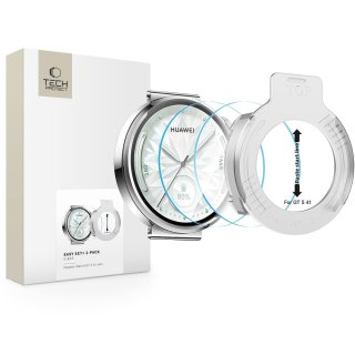 SZKŁO HARTOWANE TECH-PROTECT EASY SET+ 2-PACK HUAWEI WATCH GT 5 (41 MM) CLEAR
