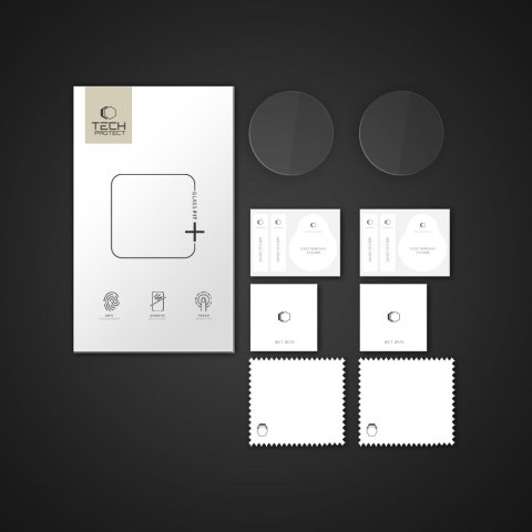 SZKŁO HARTOWANE TECH-PROTECT GLASS FIT+ 2-PACK GARMIN FENIX 8 / 8 PRO (51 MM) CLEAR