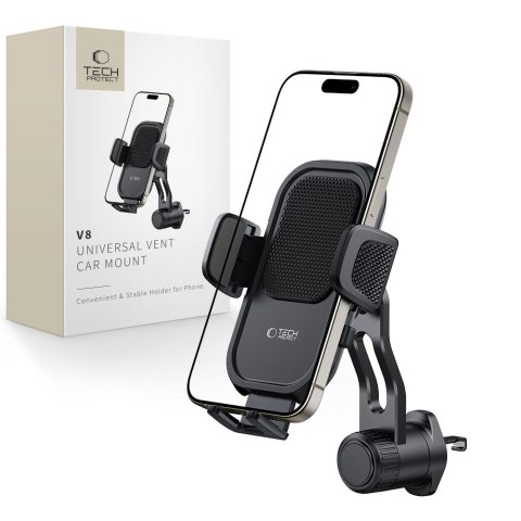 TECH-PROTECT V8 UNIVERSAL ROTARY VENT CAR MOUNT BLACK