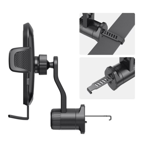TECH-PROTECT V8 UNIVERSAL ROTARY VENT CAR MOUNT BLACK