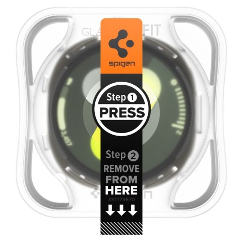 SZKŁO HARTOWANE SPIGEN GLAS.TR "EZ-FIT" 2-PACK GALAXY WATCH 8 (40 MM) CLEAR