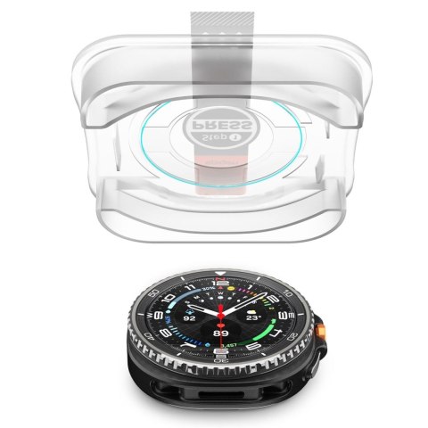SZKŁO HARTOWANE SPIGEN GLAS.TR "EZ-FIT" 2-PACK GALAXY WATCH 8 CLASSIC (46 MM) CLEAR