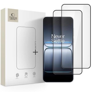 SZKŁO HARTOWANE TECH-PROTECT GLASS FIT+ 2-PACK ONEPLUS NORD 5 BLACK
