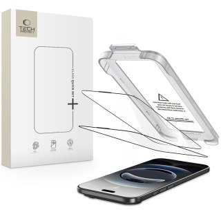 SZKŁO HARTOWANE TECH-PROTECT QUICK SET+ 2-PACK IPHONE AIR BLACK