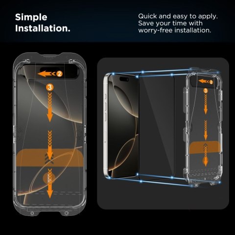 SZKŁO HARTOWANE TECH-PROTECT QUICK SET+ 2-PACK IPHONE AIR BLACK