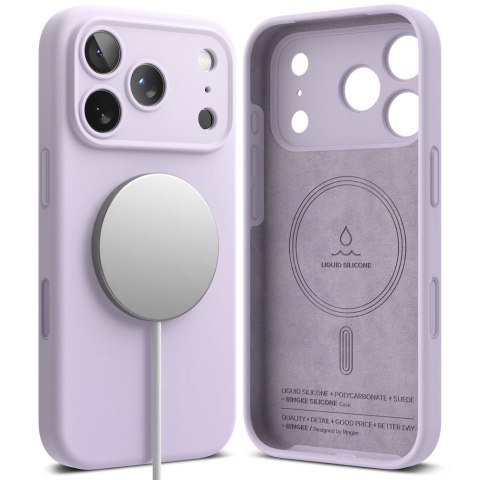RINGKE SILICONE MAGNETIC MAGSAFE IPHONE 17 PRO MAX LIGHT PURPLE