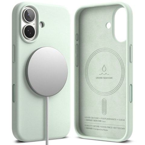 RINGKE SILICONE MAGNETIC MAGSAFE IPHONE 17 SOFT MINT