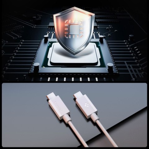 SPIGEN EB6020CC ESSENTIAL TYPE-C CABLE 60W 200CM WHITE