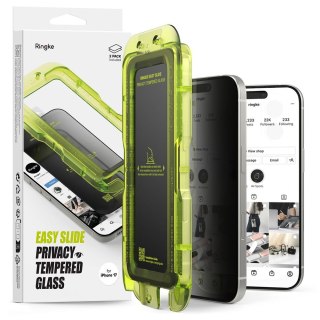 SZKŁO PRYWATYZUJĄCE RINGKE EASY SLIDE 2-PACK IPHONE 17 PRIVACY