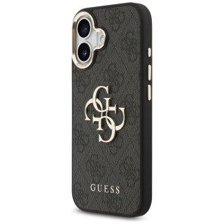 Guess nakładka do iPhone 17 HC 4G PU W/ BIG 4G CLASSIC LOGO GD czarna
