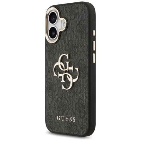 Guess nakładka do iPhone 17 HC 4G PU W/ BIG 4G CLASSIC LOGO GD czarna