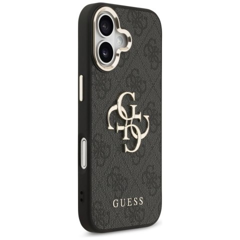 Guess nakładka do iPhone 17 HC 4G PU W/ BIG 4G CLASSIC LOGO GD czarna