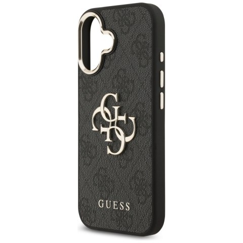 Guess nakładka do iPhone 17 HC 4G PU W/ BIG 4G CLASSIC LOGO GD czarna