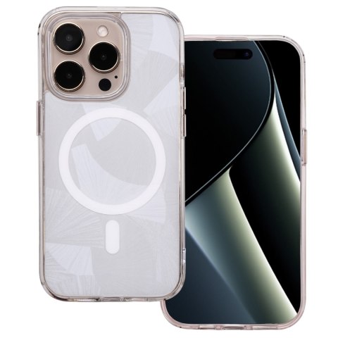 Nakładka Flash Mag do iPhone 15 Pro 6,1" szara