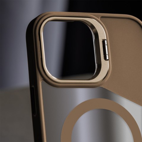 Nakładka Fusion Mag do iPhone 15 6,1" brązowa