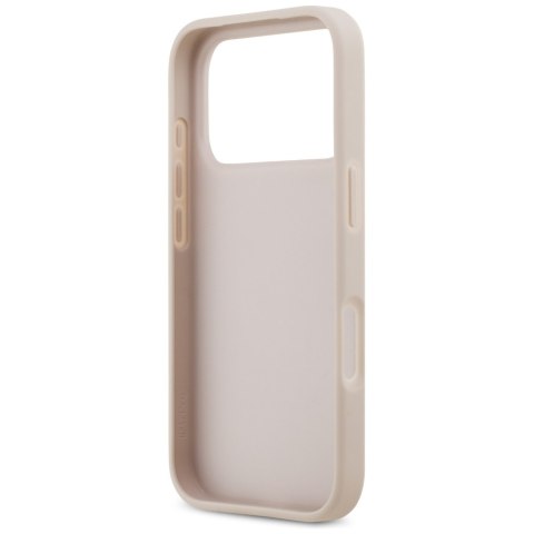 Guess nakładka 4G Double Card Triangle do iPhone 17 Pro różowa