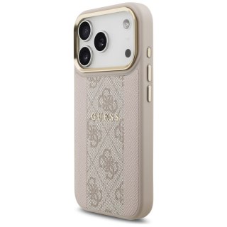 Guess nakładka 4G Stripe MagSafe do iPhone 17 Pro różowa