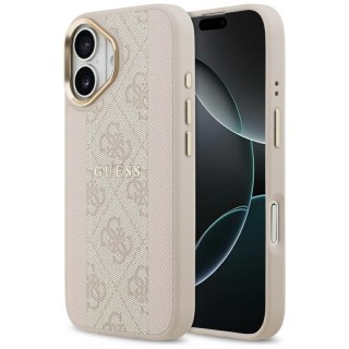 Guess nakładka 4G Stripe MagSafe do iPhone 17 różowa