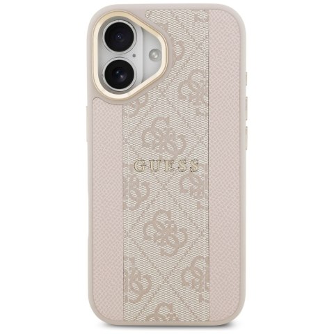 Guess nakładka 4G Stripe MagSafe do iPhone 17 różowa