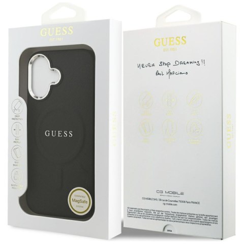 Guess nakładka Classic Logo MagSafe do iPhone 17 czarna