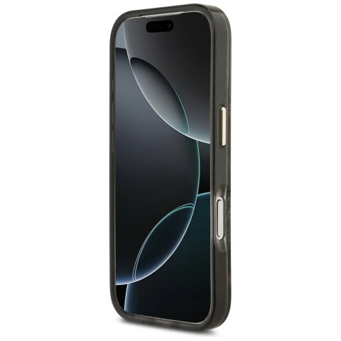 Guess nakładka Python Pattern MagSafe do iPhone 17 Pro brązowa