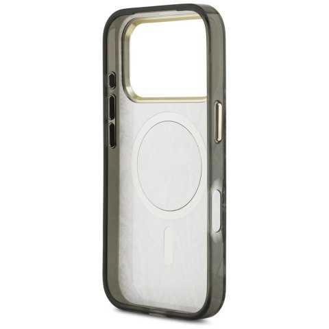Guess nakładka Python Pattern MagSafe do iPhone 17 Pro czarna