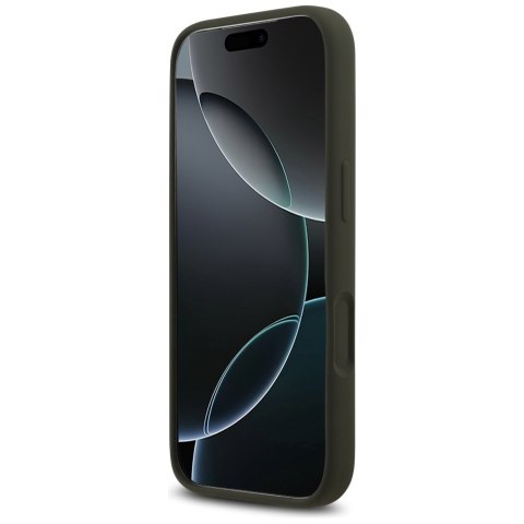 Guess nakładka Silicone Big 4G Script do iPhone 17 Pro Max khaki