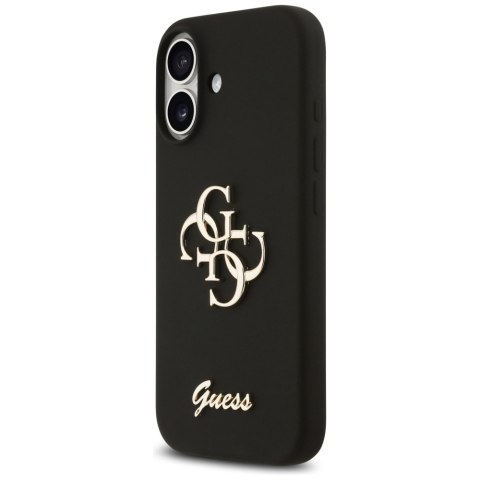Guess nakładka Silicone Big 4G Script do iPhone 17 czarna